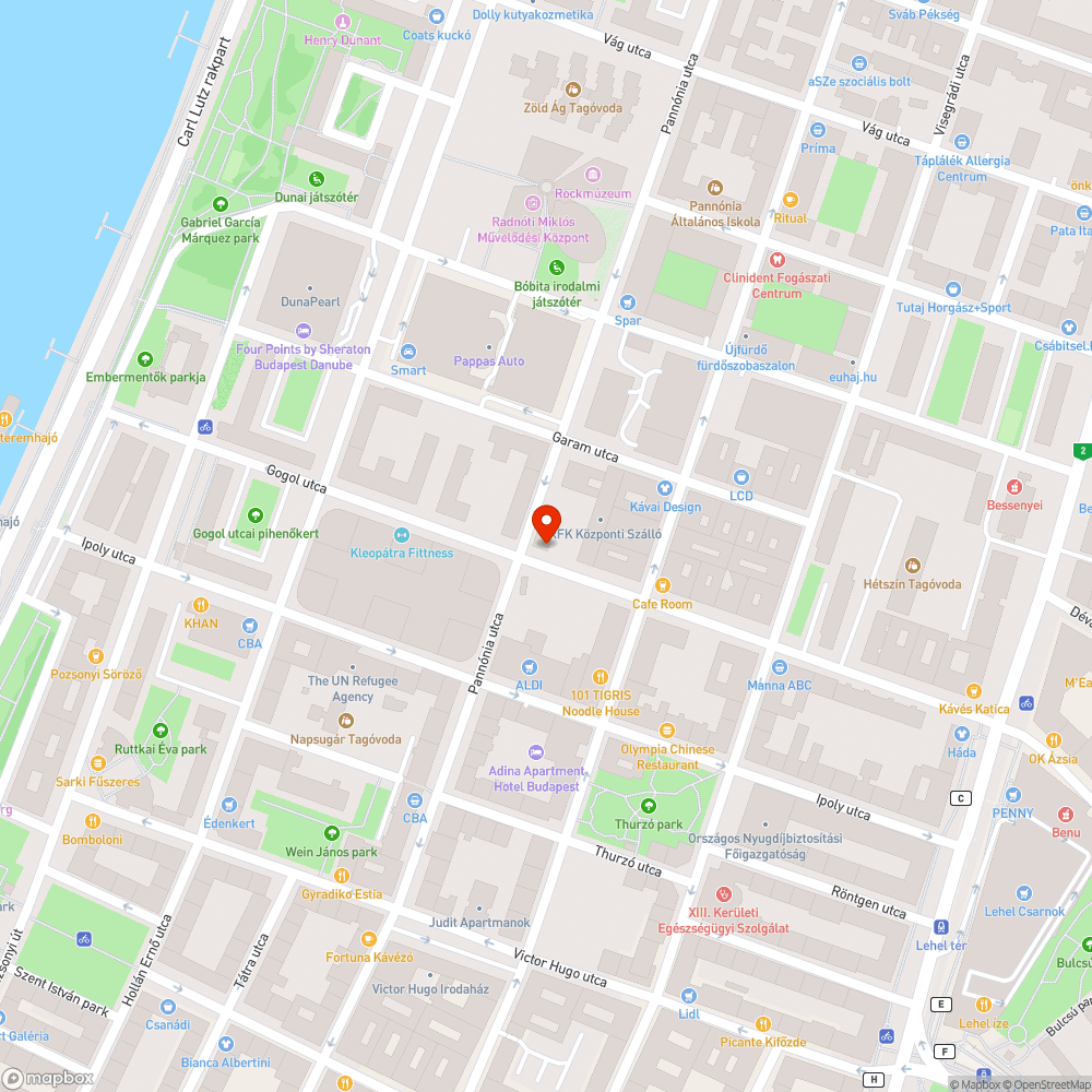 Utcán hagyott bútordarab bejelentés helye