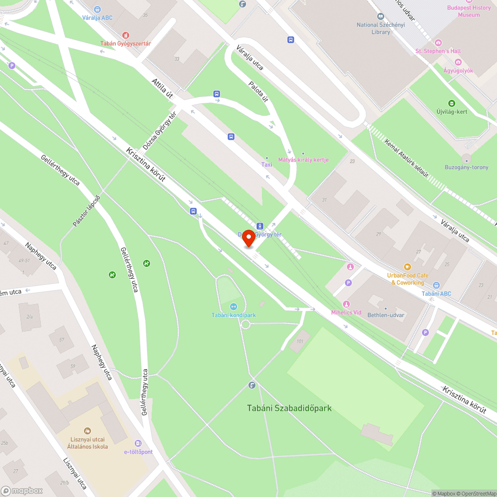 Hiányzó tábla bejelentés helye