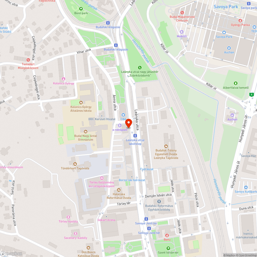 Leányka utcára néző kamerák bejelentés helye