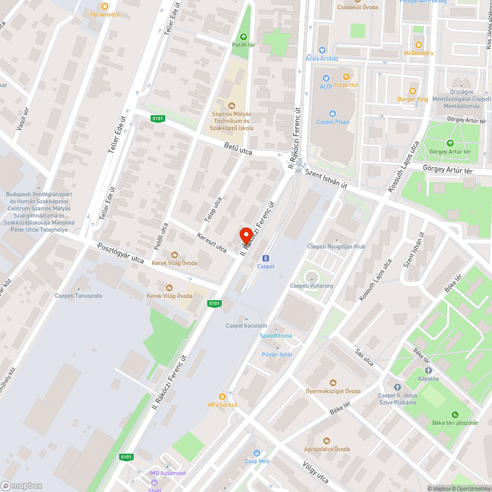 Járdára lógó növényzet bejelentés helye