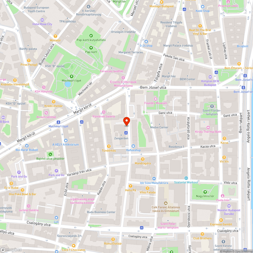 Csörgő falevelek bejelentés helye