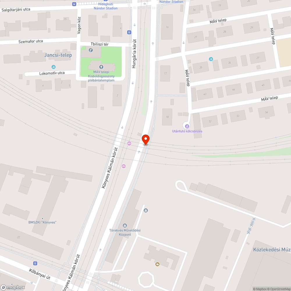 Veszélyes lyuk bejelentés helye