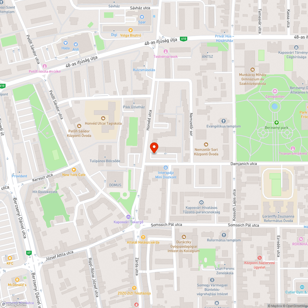 Elhanyagolt fa bejelentés helye