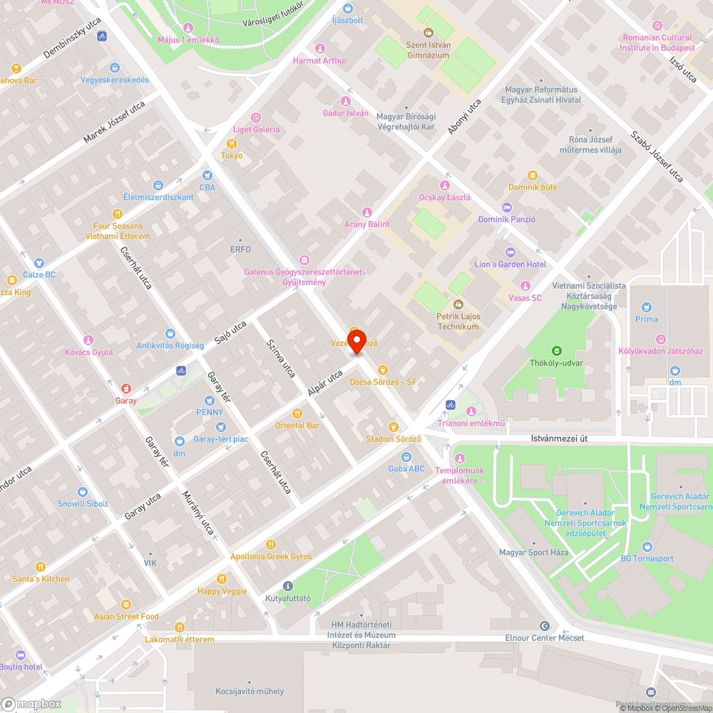 Illegális parkolás bejelentés helye