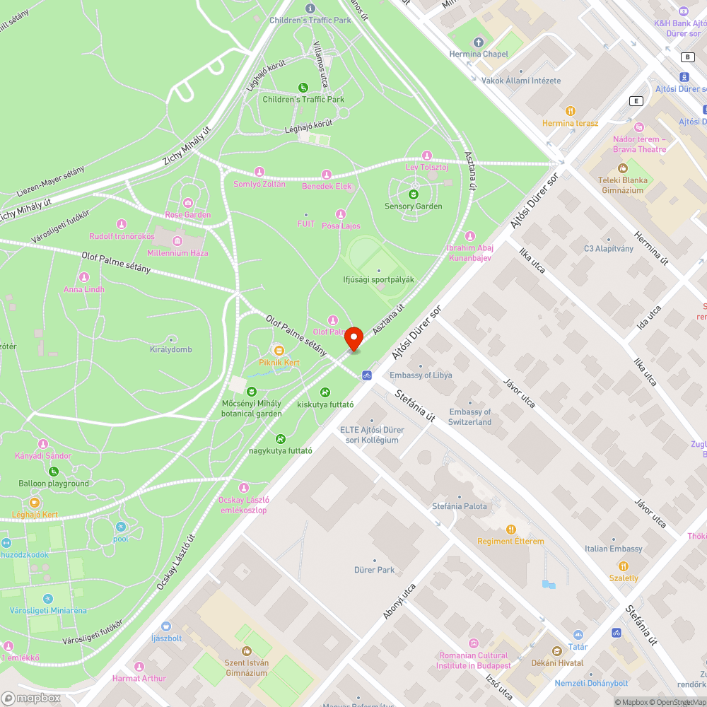 Kiszáradt fa 020 bejelentés helye