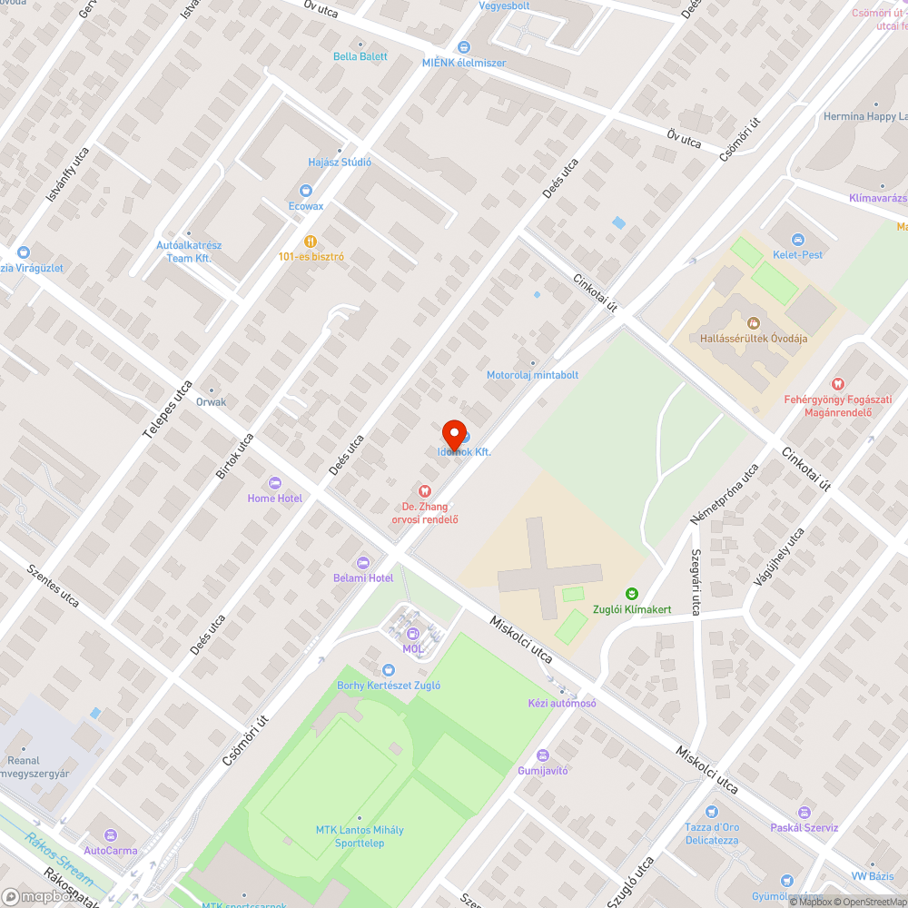 Elforgatott tábla bejelentés helye