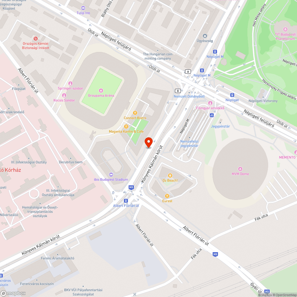 Útba süllyedt fedlap bejelentés helye