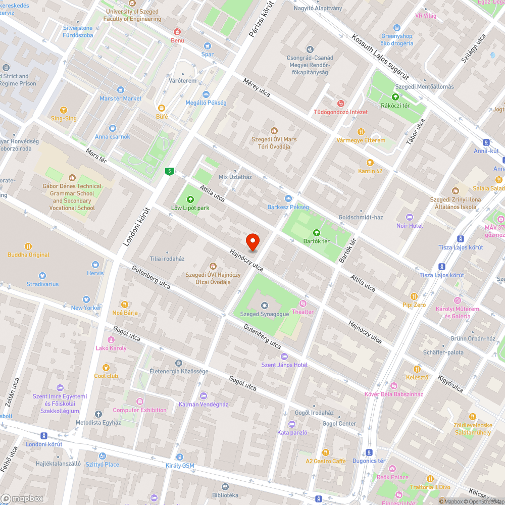 Méteres kátyú bejelentés helye