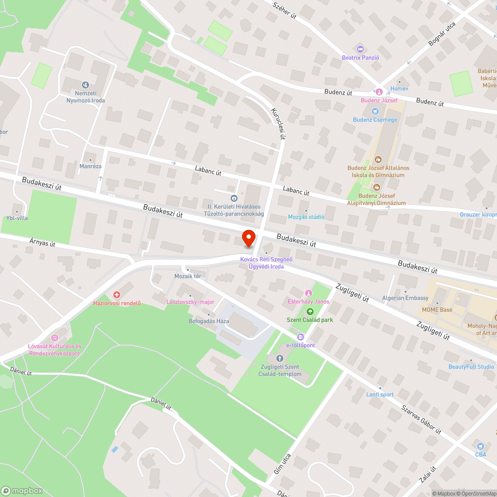 Kidőlt kresztábla bejelentés helye