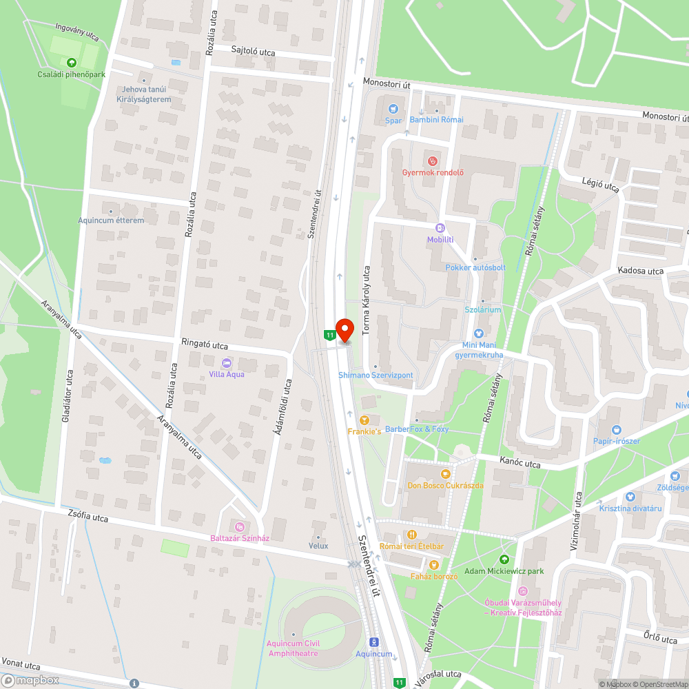 Megsérült bejelentés helye