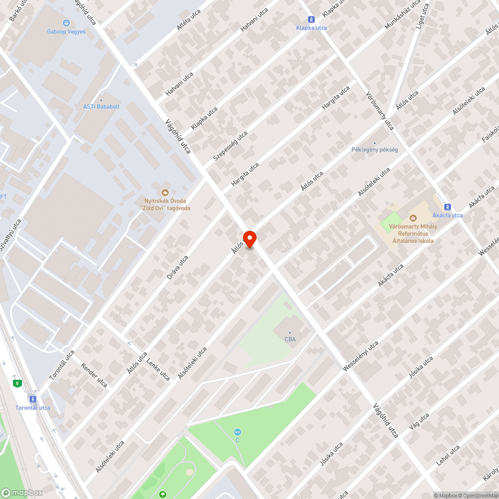 Aszfaltozásra vár bejelentés helye