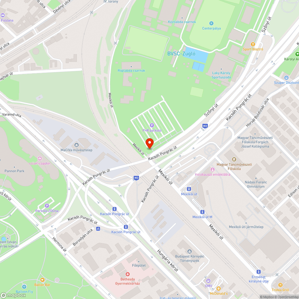 Elhagyott jármű. bejelentés helye