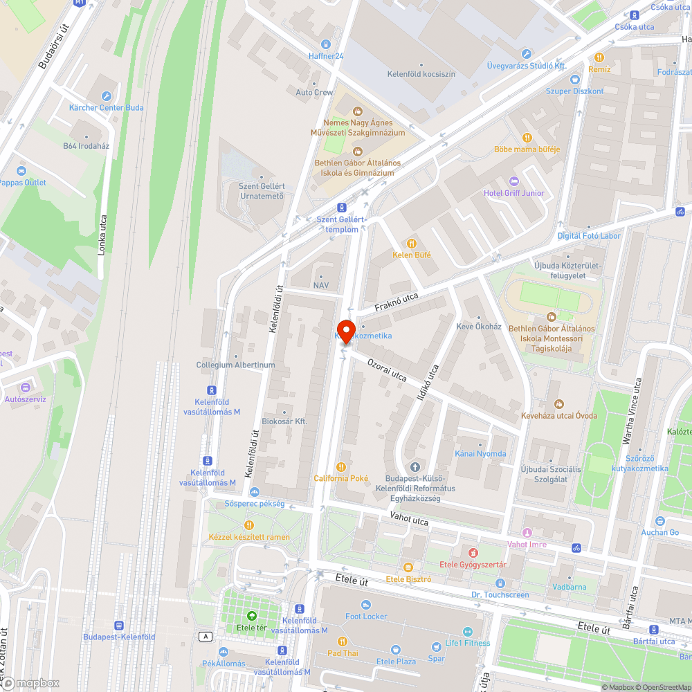 Somogyi út kátyú bejelentés helye