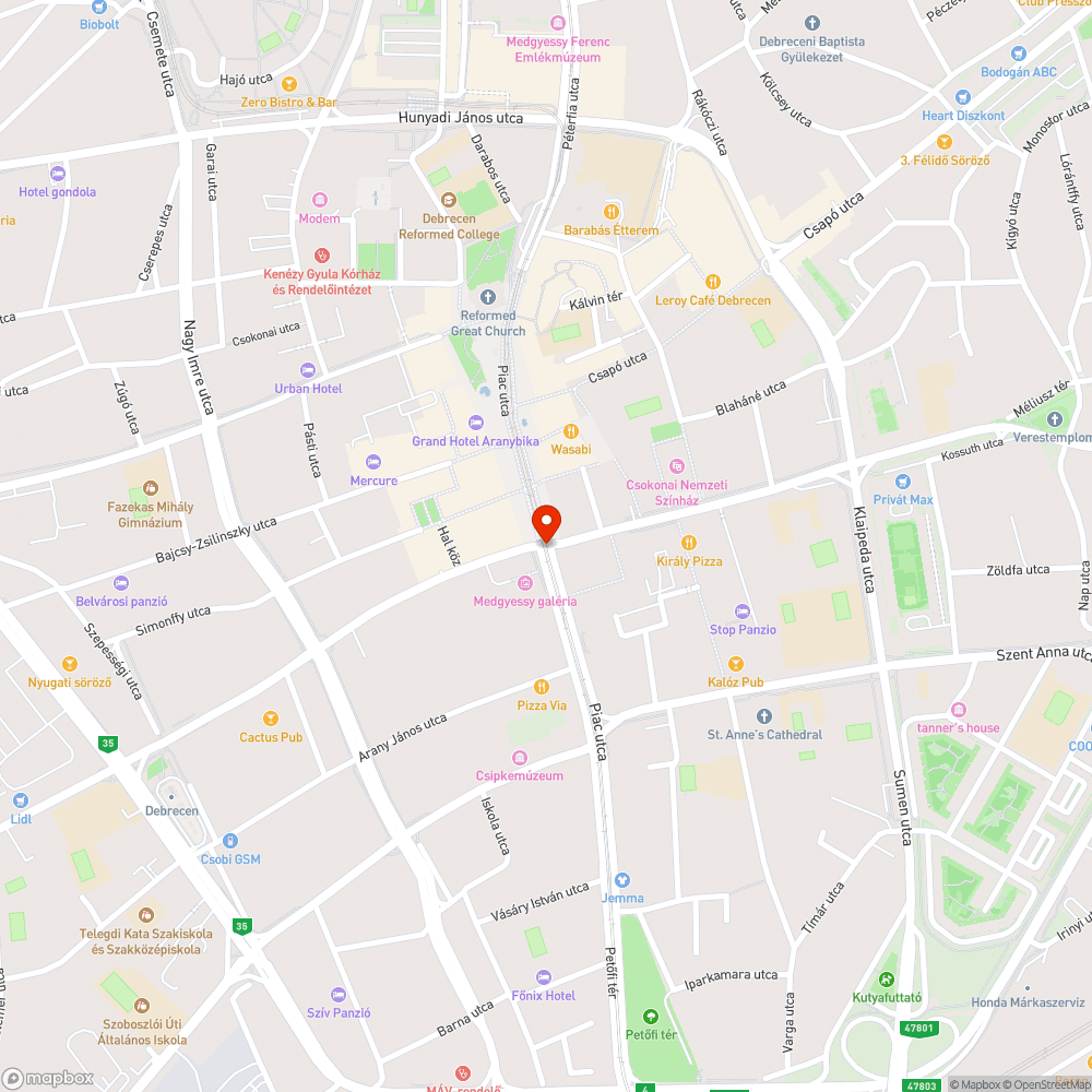 Körbeburkolt platánfa bejelentés helye