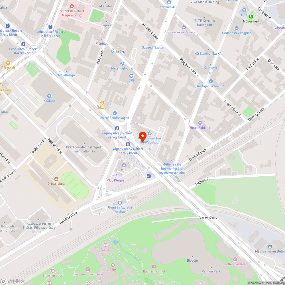 szemètkupac az aluljàró mellett bejelentés helye