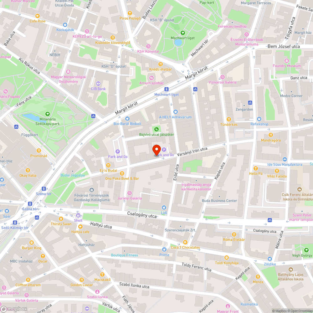 Járdán parkolás bejelentés helye