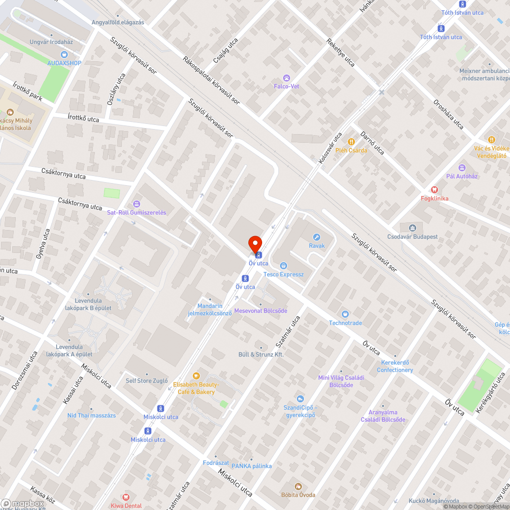 Hiányzó fényterelők bejelentés helye