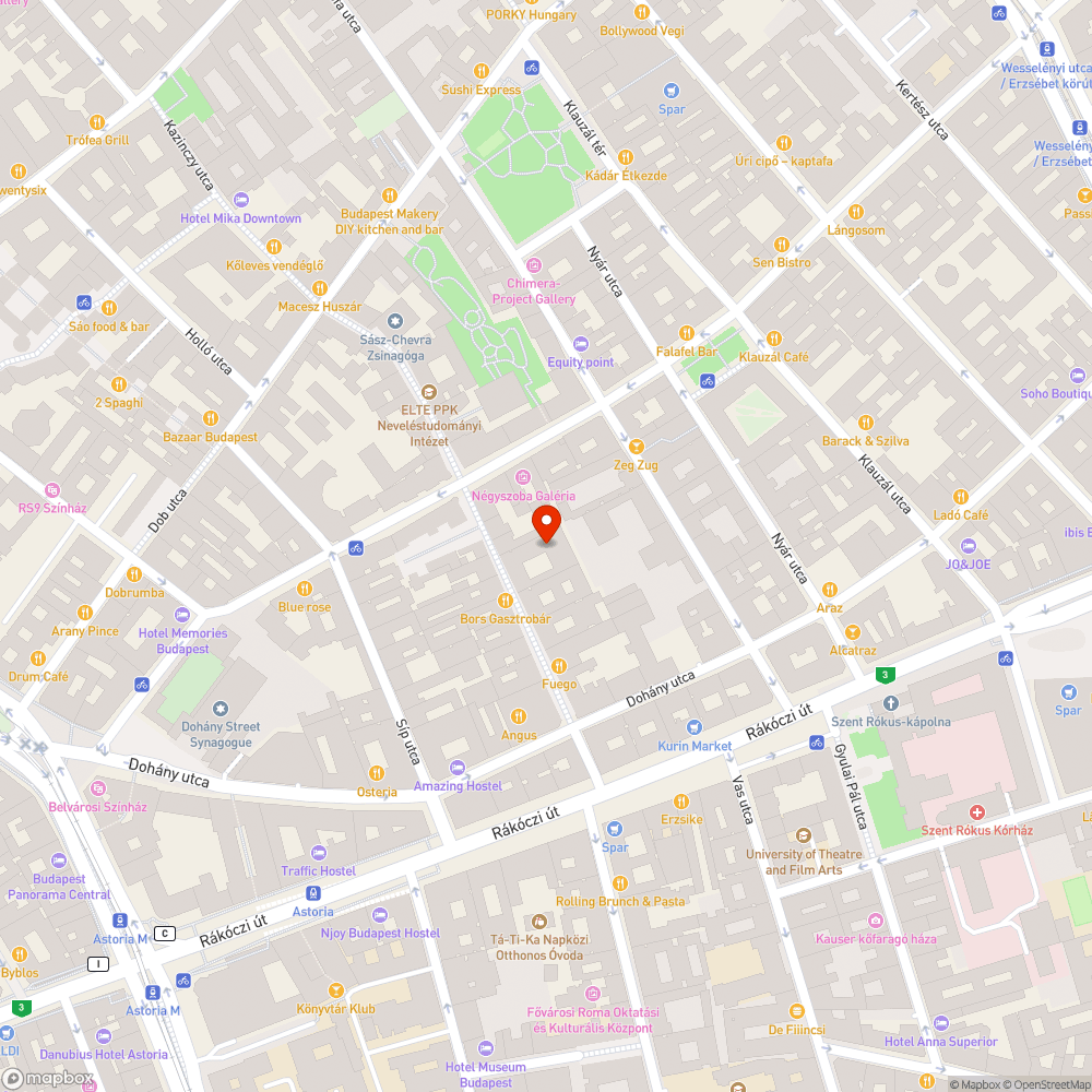 Megsüllyedt utcakövek bejelentés helye