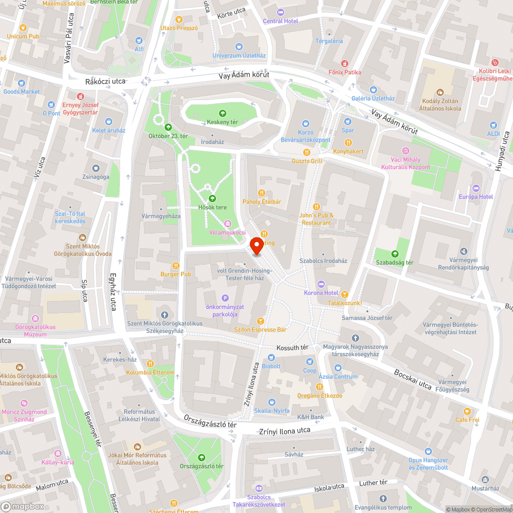 Bűzös dufart bejelentés helye