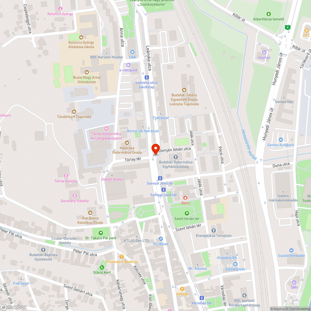 Későn váltó jelzőlámpa bejelentés helye