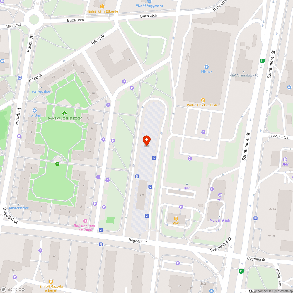 Graffitis épület bejelentés helye