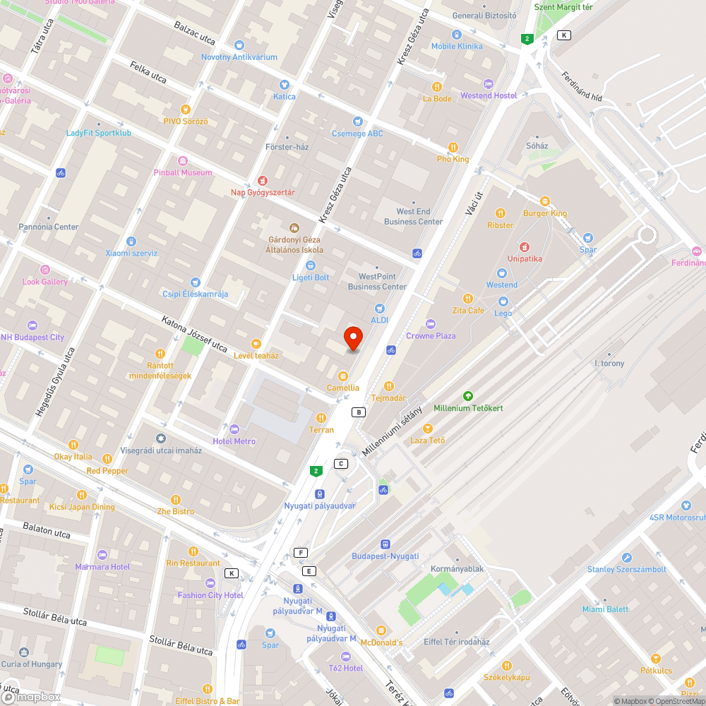 Letört faág bejelentés helye