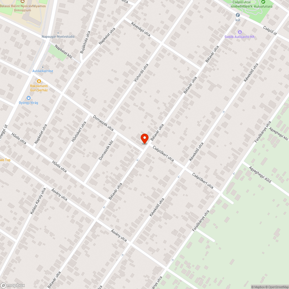 Veszélyes útkereszteződés bejelentés helye