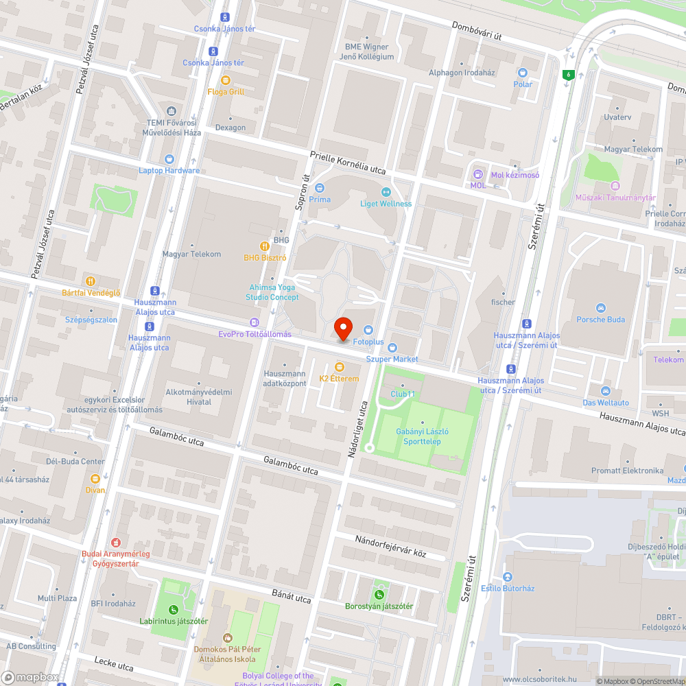 Hiányos vonal bejelentés helye