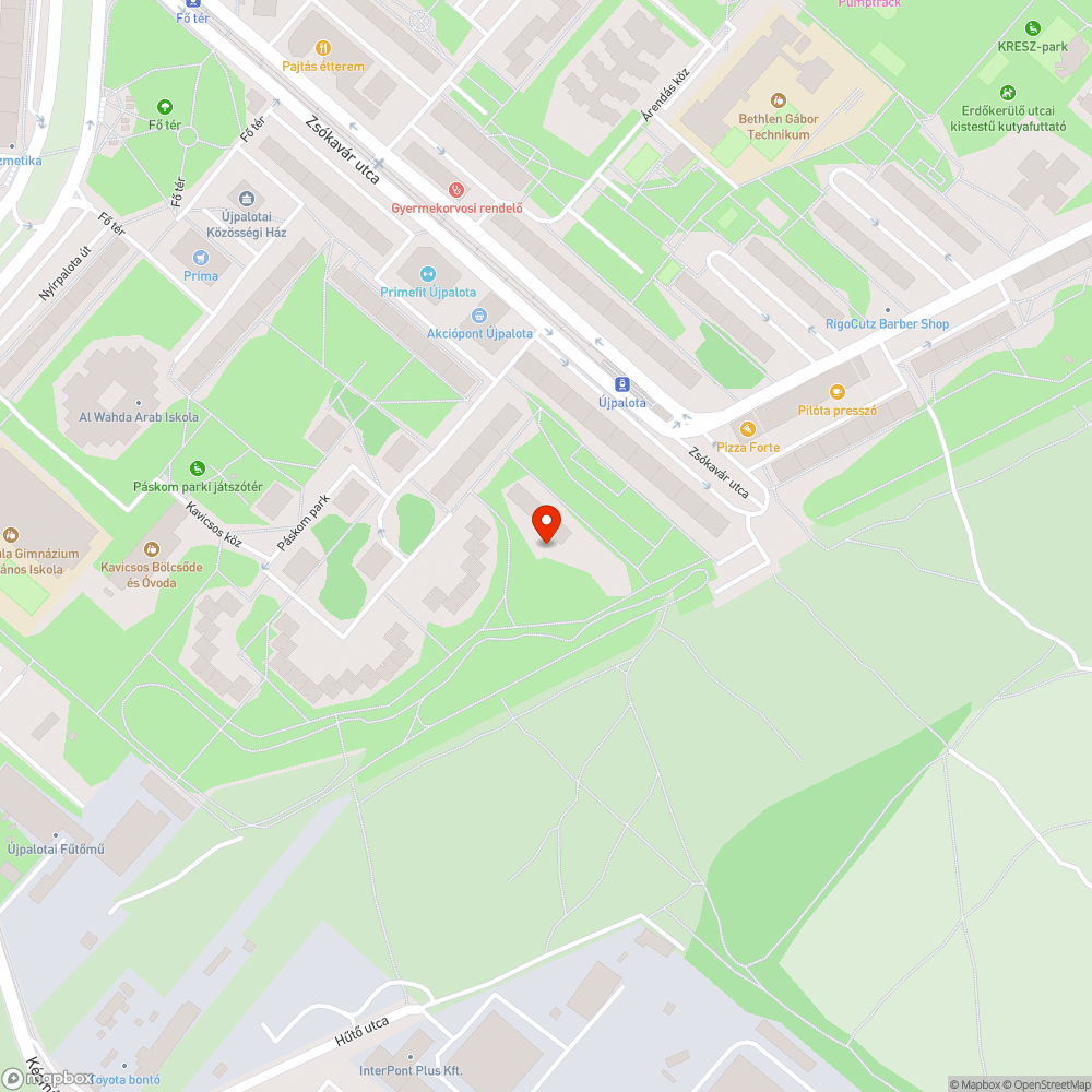 2 méteres gaz bejelentés helye