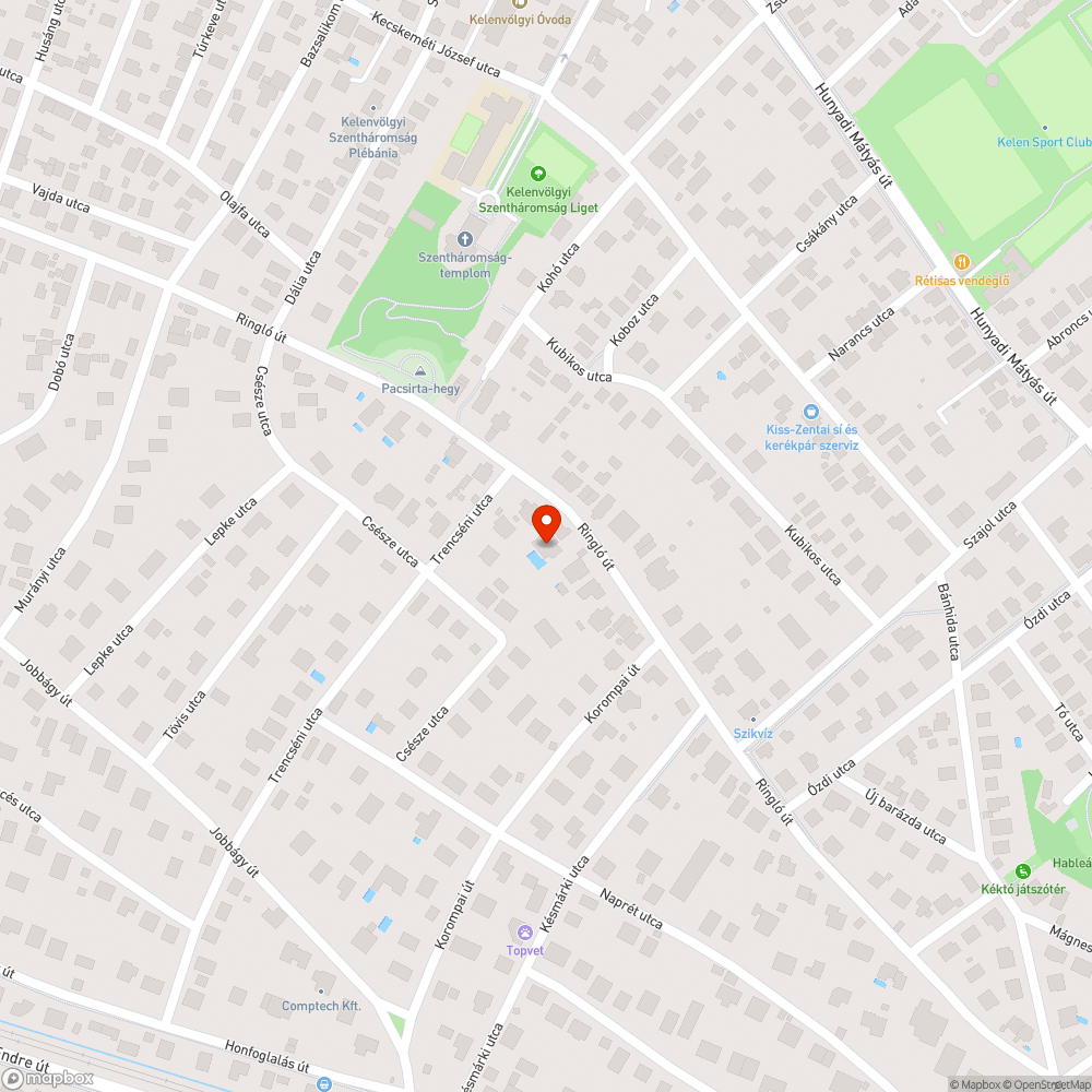 Kátyú a Ringlón bejelentés helye