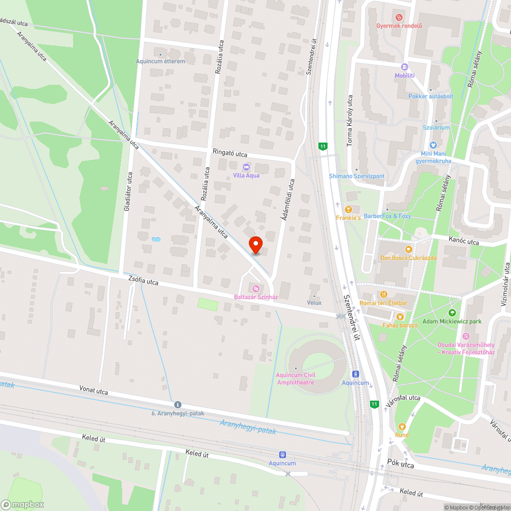 Balesetveszélyes út bejelentés helye