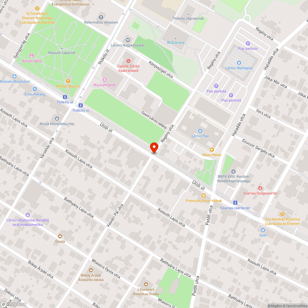 Gyalogosátkelő akadálymentesítése 2. bejelentés helye