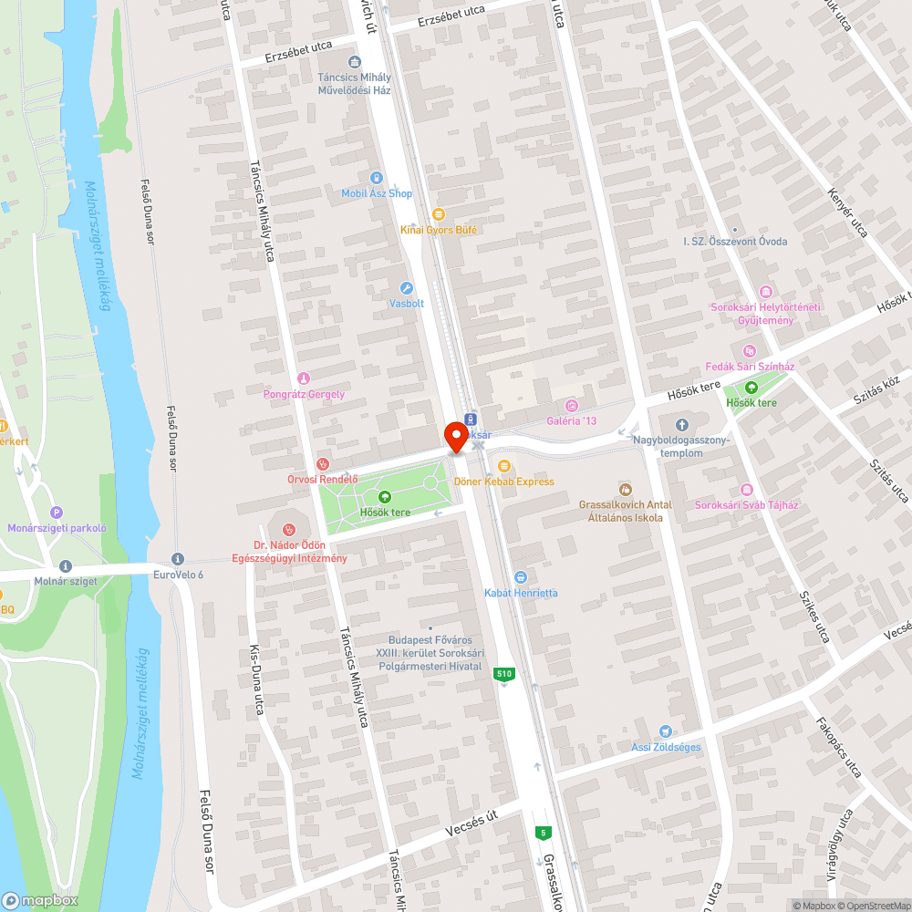 Megsüllyedt aknafedelek bejelentés helye