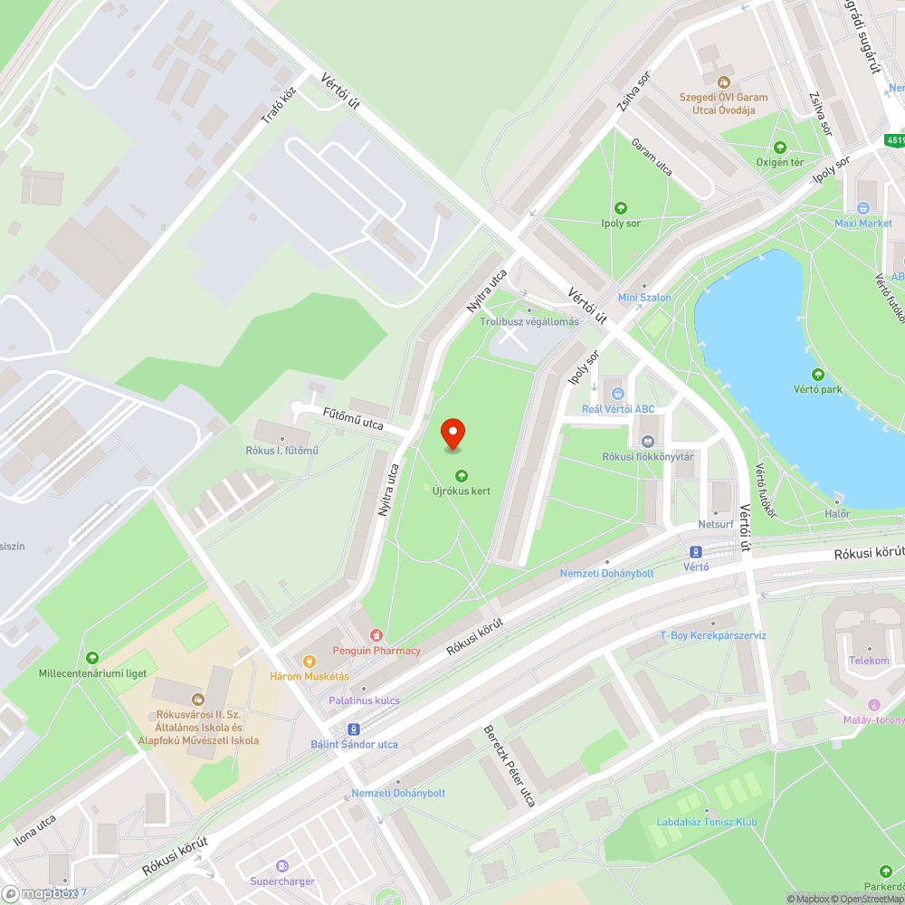 Edző park felújítása bejelentés helye