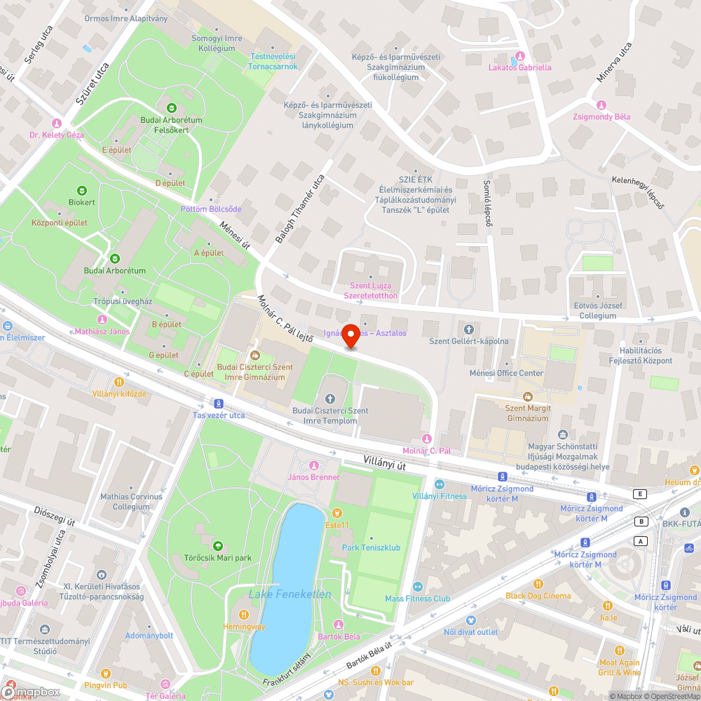 Leszakadt betonkorlát bejelentés helye