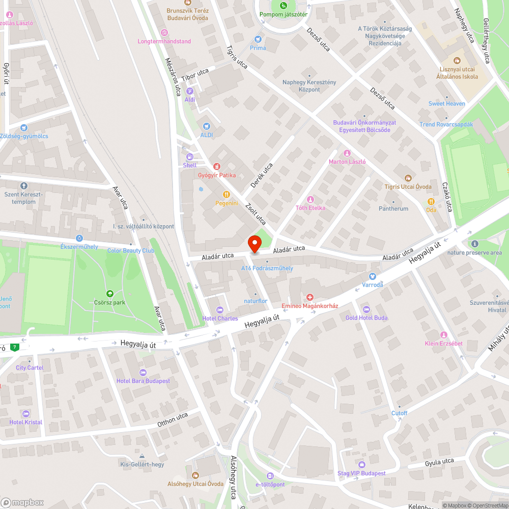 Süllyedő közműfedlap bejelentés helye