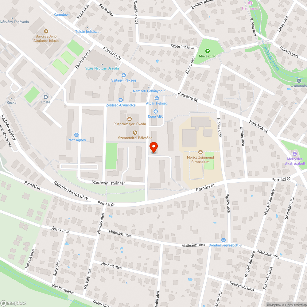 Kiégett közvilágítás bejelentés helye