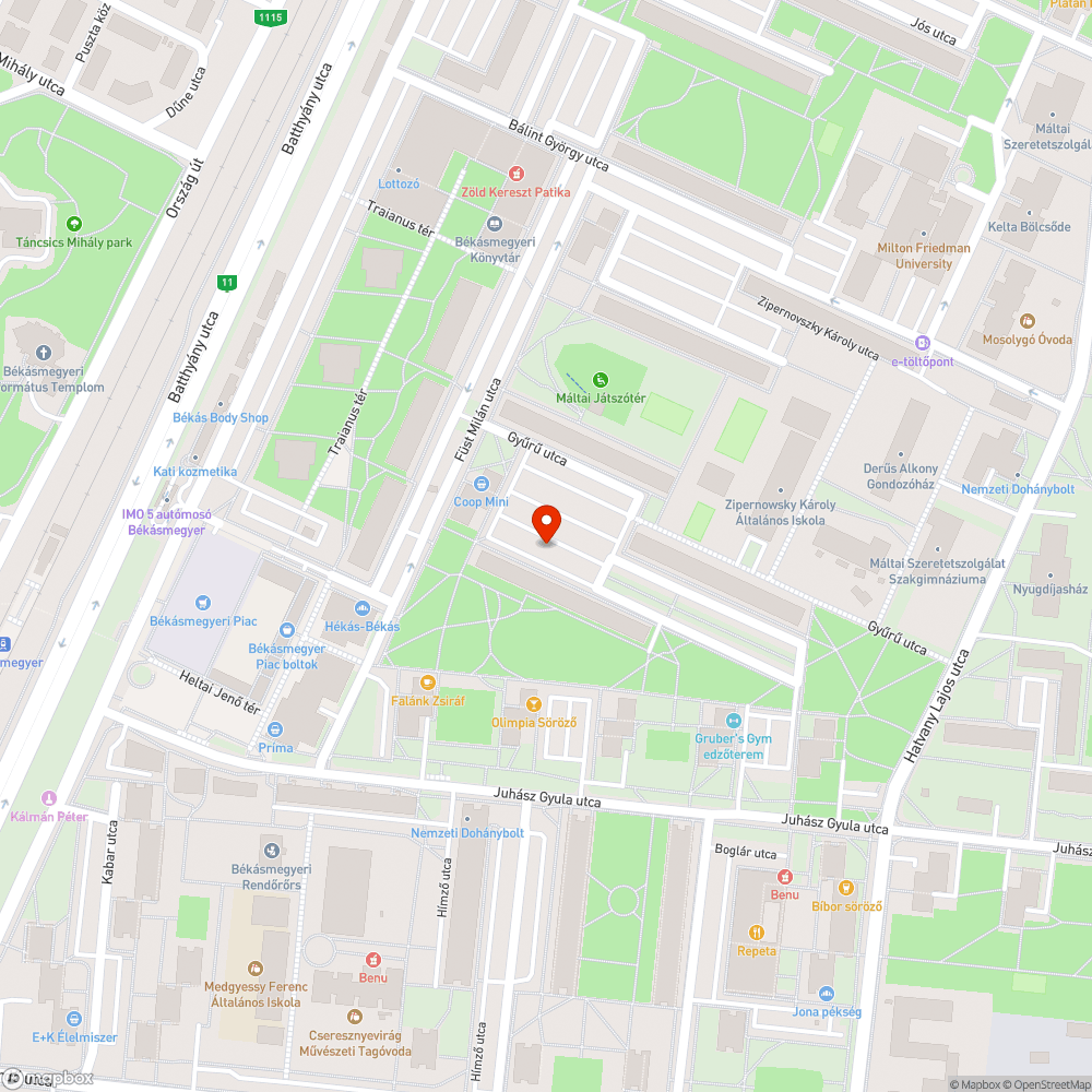 Sok szemét a parkolóban bejelentés helye