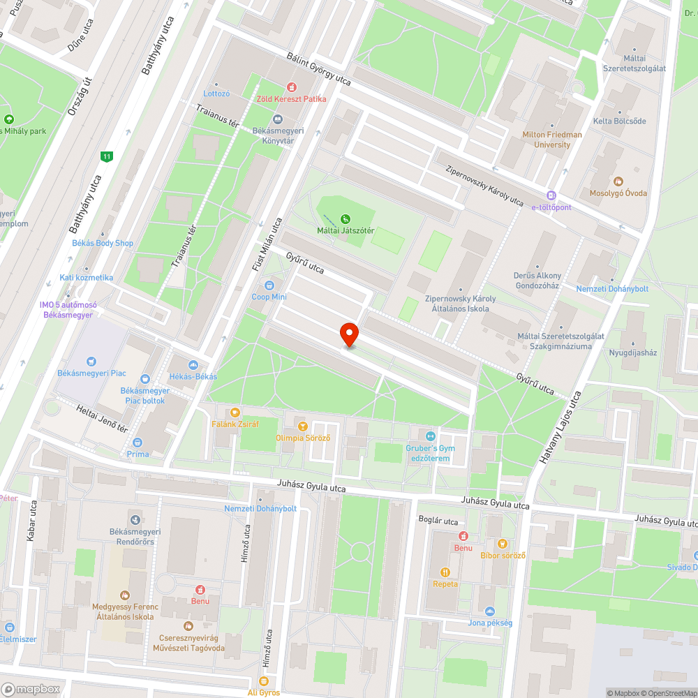 Problémás fa 1. bejelentés helye