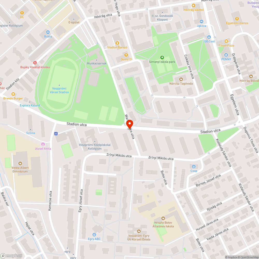 Kiégett kuka bejelentés helye