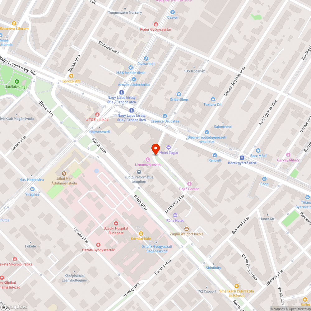 Elhagyott jármű a Limanova téren bejelentés helye