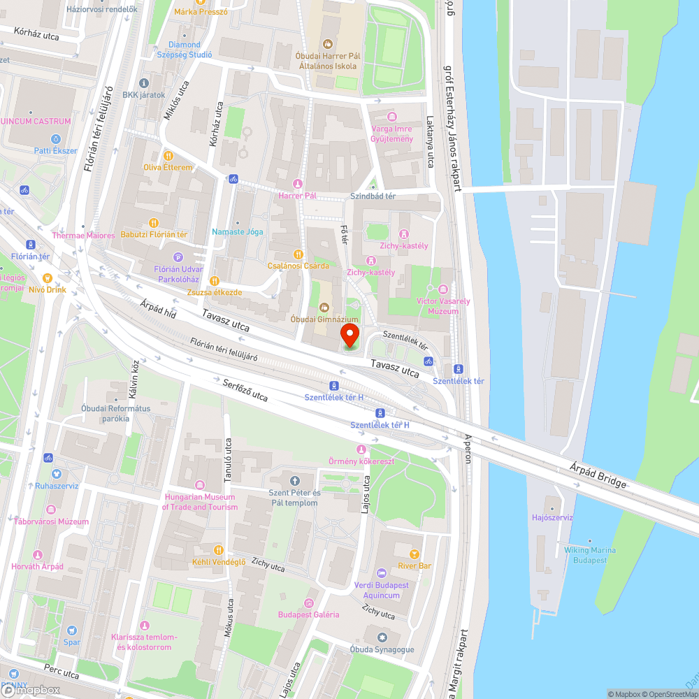 Két zsák szemét a Szentlélek téren bejelentés helye