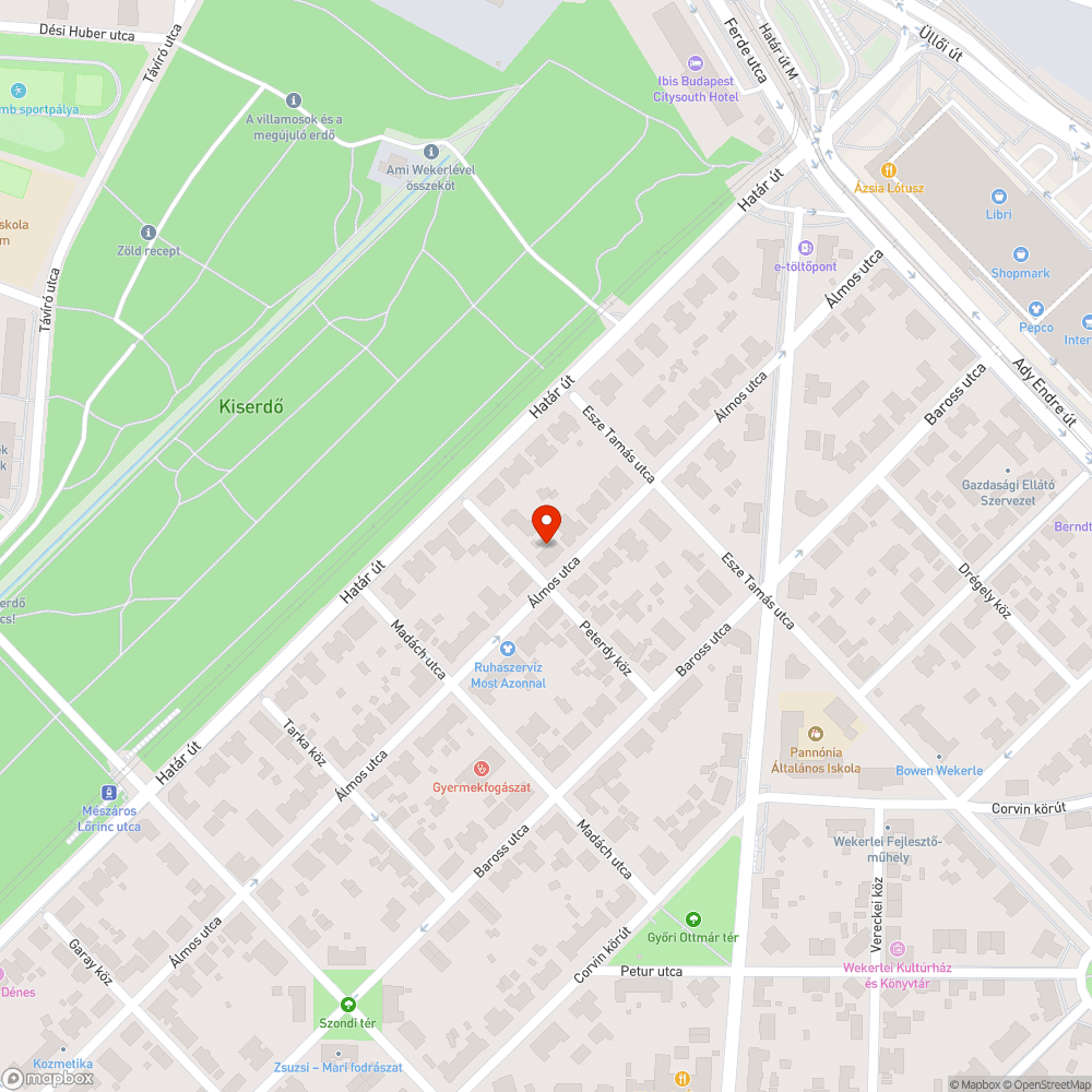 Nehezen olvasható utcanévtábla bejelentés helye