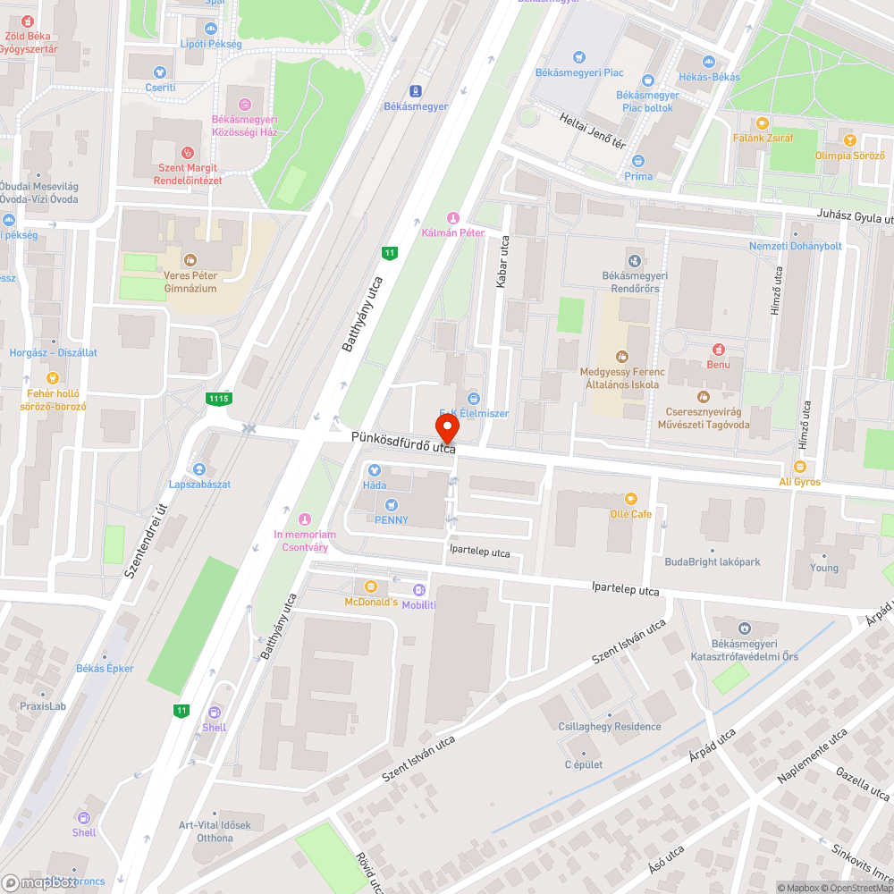 Elfogadhatatlan állapotú út bejelentés helye