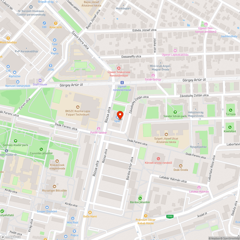 Környezet szennyezés, utca bűzölög bejelentés helye