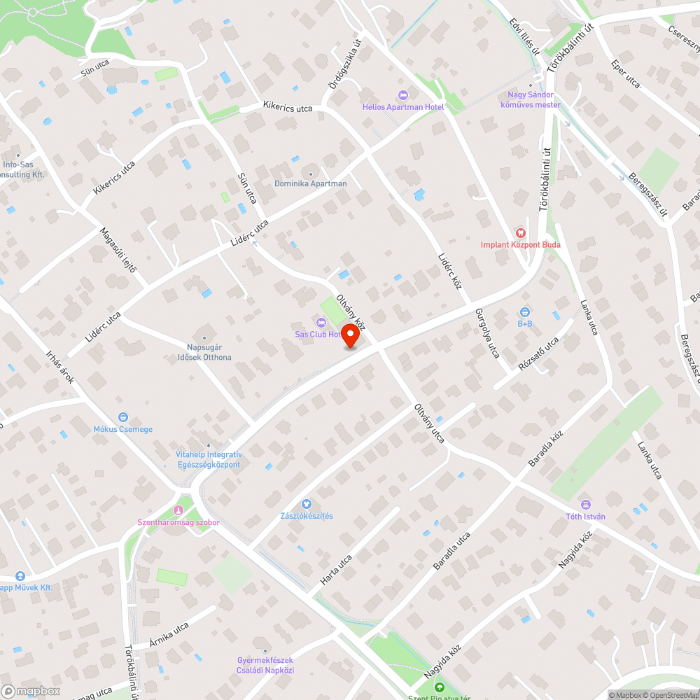 Illegális szemétkupac a Törökbálinti úton bejelentés helye