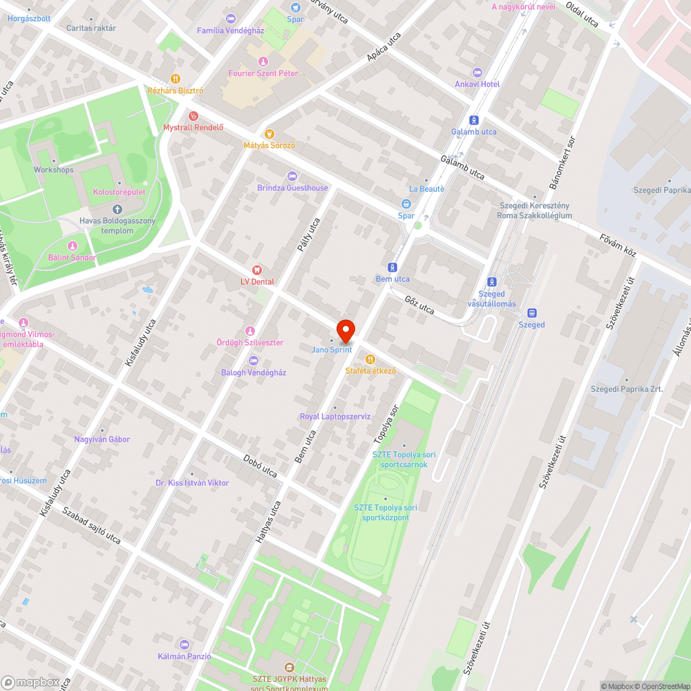 Elforgatott, megdőlt tábla bejelentés helye