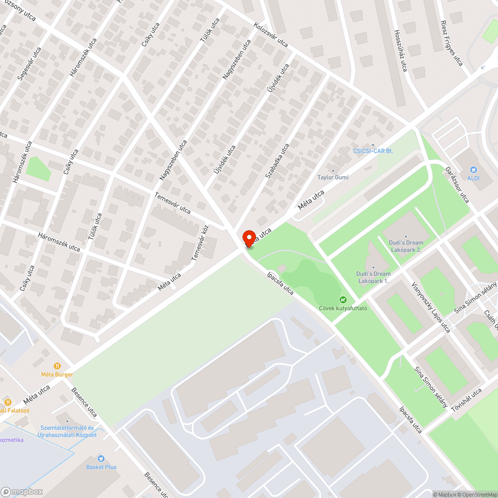 Viharkár a járdán bejelentés helye