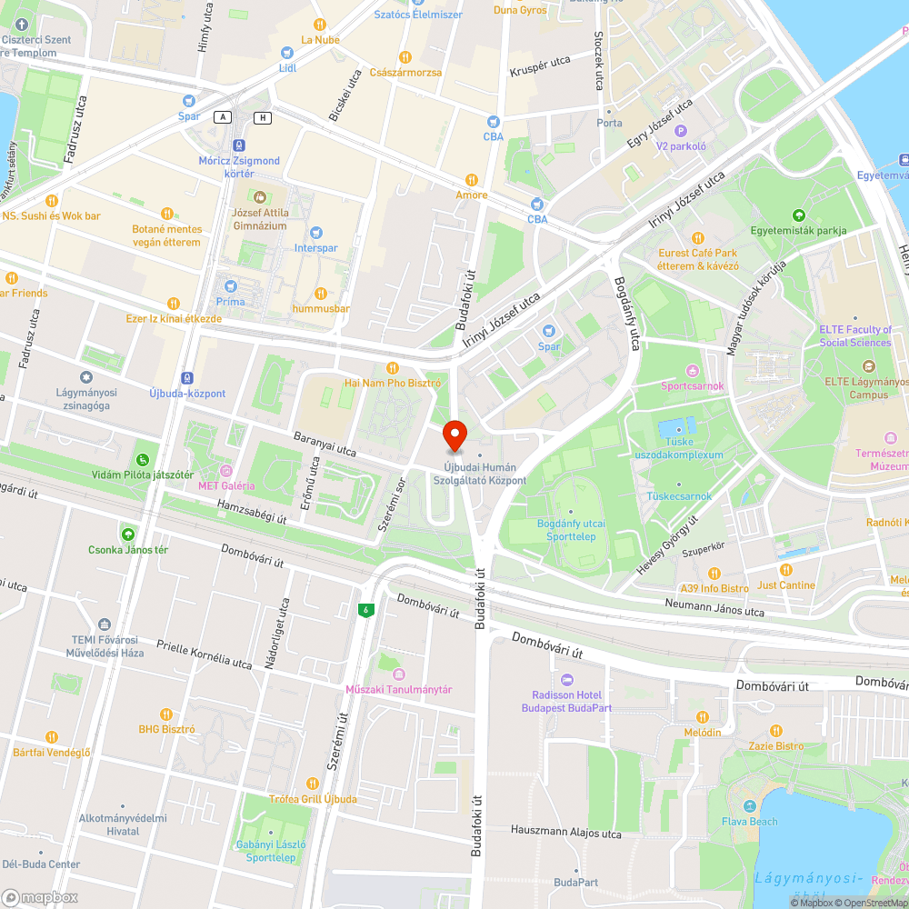 A járda a gyalogosoké! bejelentés helye