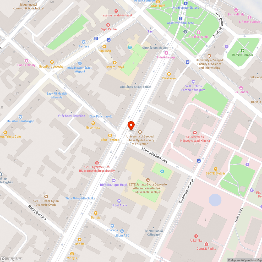 Kidöntött szemetes - Boldogasszony sgt./Markovits Iván utca sarka bejelentés helye